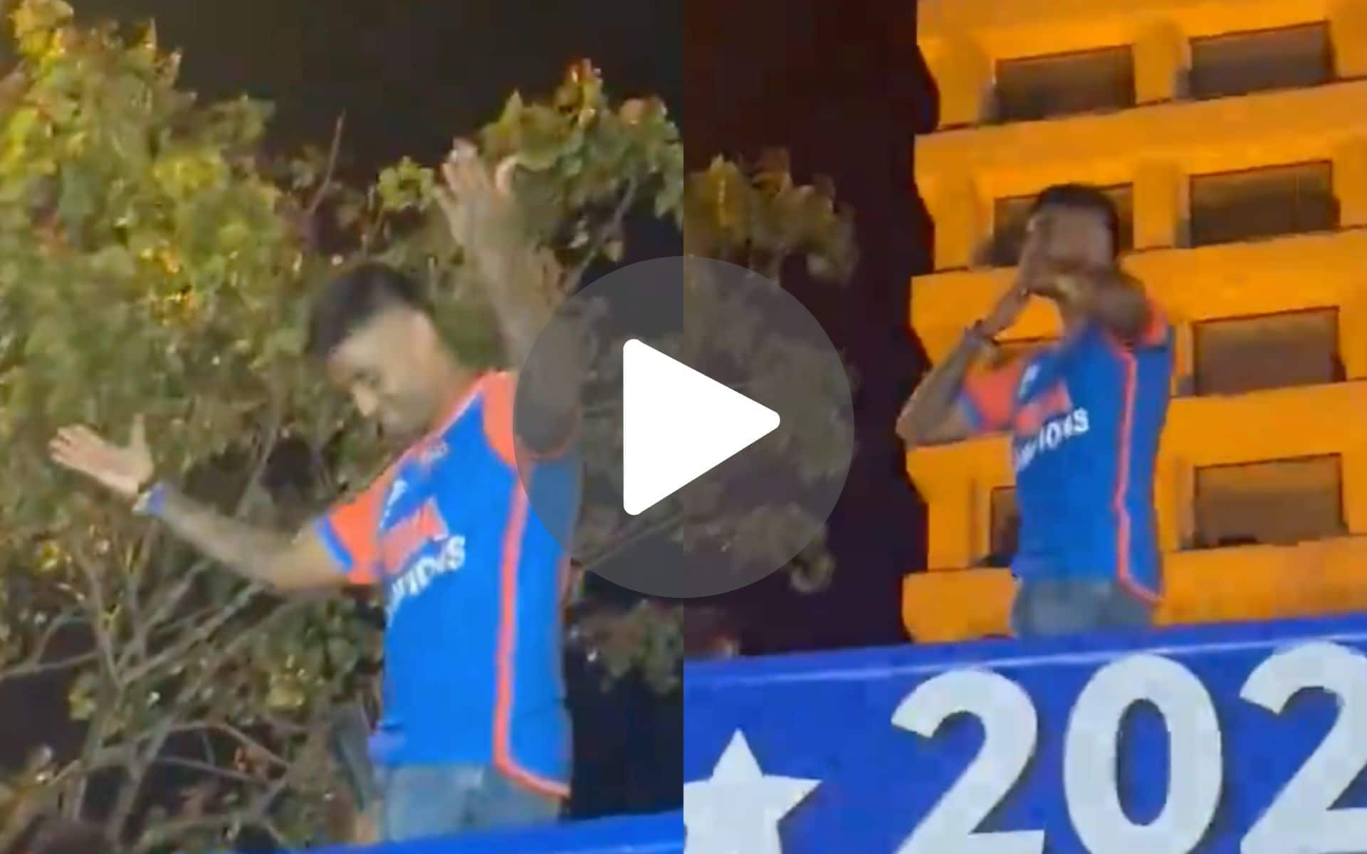 [Watch] Suryakumar Yadav's Iconic Surya Namaskar To Fans During T20 World Cup Victory Parade